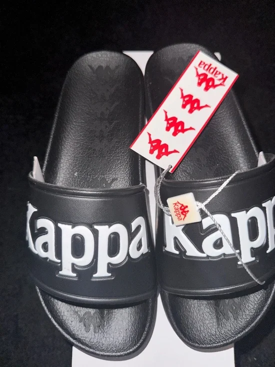 NWT Kappa 222 Banda Adam 9 Slides. Black/white. Sz.5m Original box - Picture 3 of 7